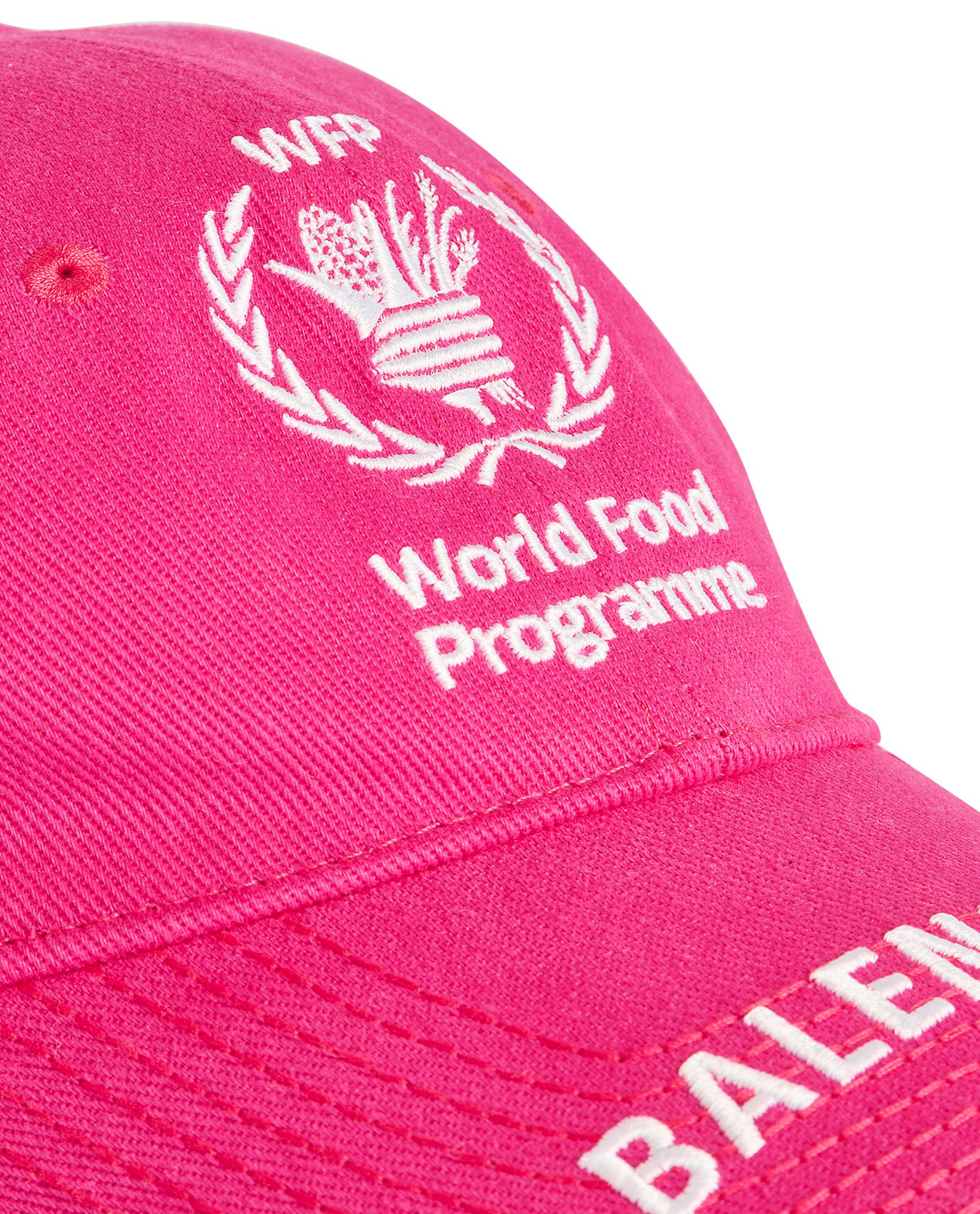 Embroidered shops cap balenciaga wfp hat